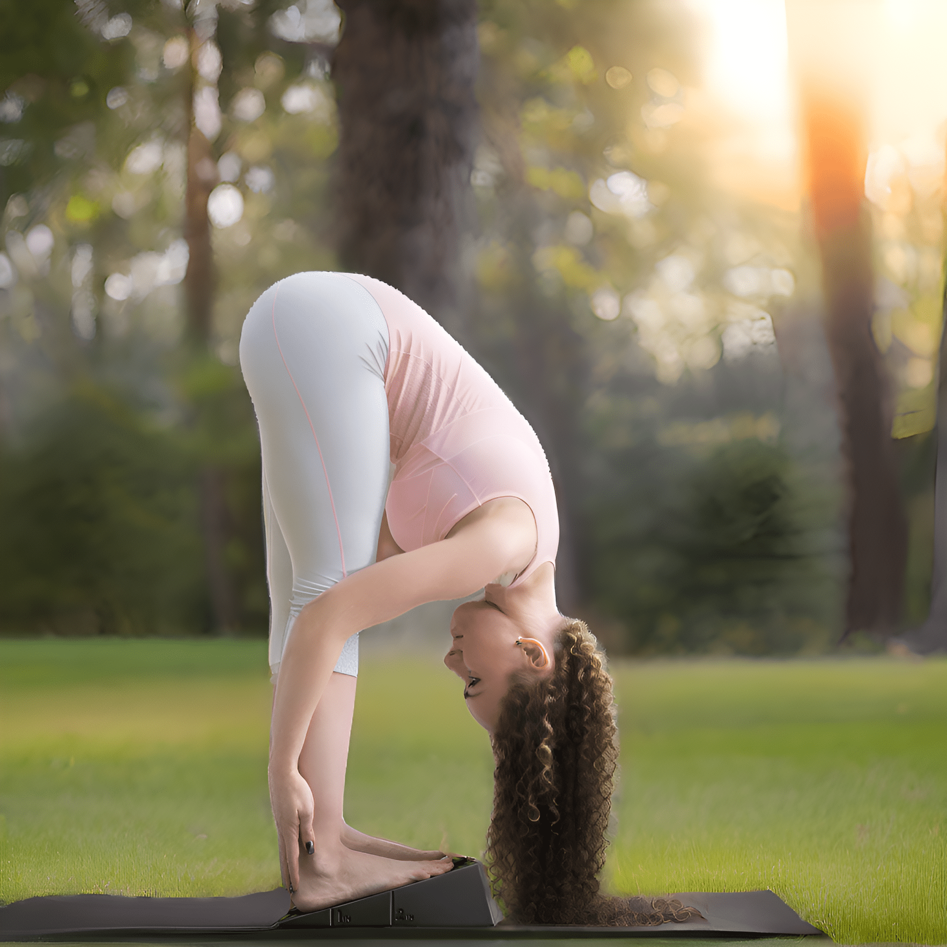 Yoga with Flexelent Squat Wedges