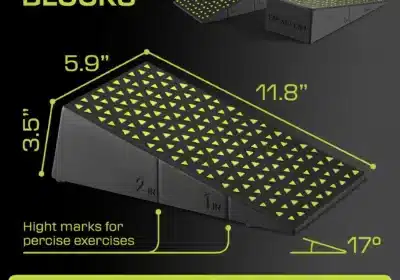 Flexelent squat wedge with detailed dimensions and features